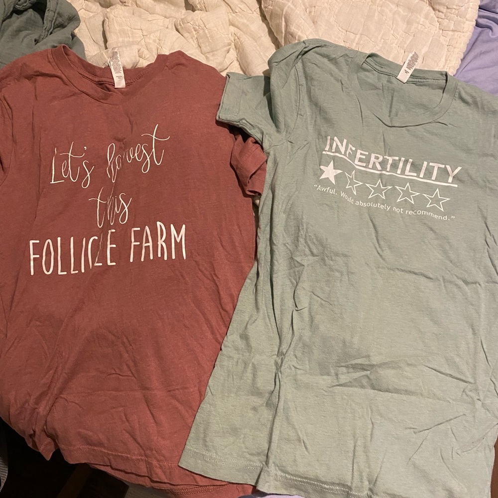IVF, infertility t-shirts
